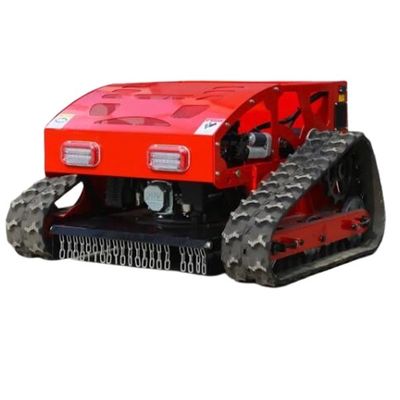 Sürünen tip dört tekerlekli hibrit uzaktan kumanda çim biçme makinesi (benzinli motor + elektrikli motor)