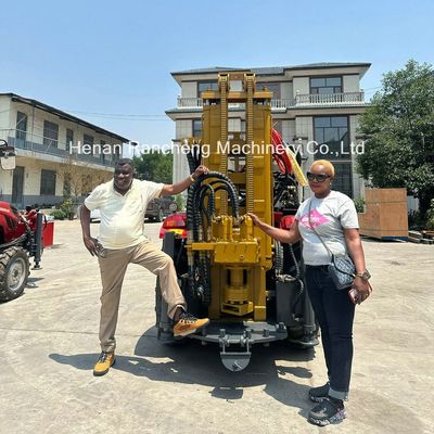 200 metrelik hidrolik su kuyusu delme makinesi 40 HP traktör at gücü ile