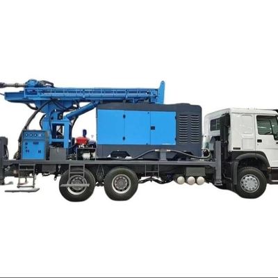 280m Derinlik Kamyon Taşıt Su Kuyu Kuyu Kuyruklama Rig 210 HP Yük Araç Motoru