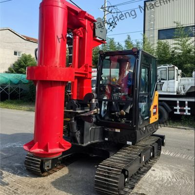RCQ-10C Mini Hidrolik Rotary Piling Rig Kubota Dizel Motoru 2000mm Şasi Genişliği