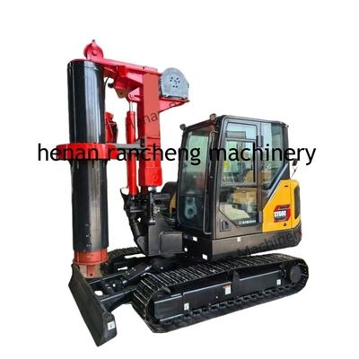 RCQ-10C Mini Hidrolik Rotary Piling Rig Kubota Dizel Motoru 2000mm Şasi Genişliği