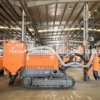 20m hidrolik DTH patlama deliği delme santrali 162KW Yuchai 6800KG