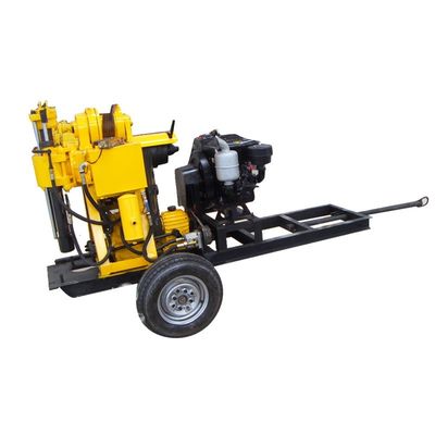 200m Derinlikli Hidrolik Küçük Boruçuluk Boğazlama Rig Mutil 20HP dizel motorlu fonksiyonel sondaj makinesi