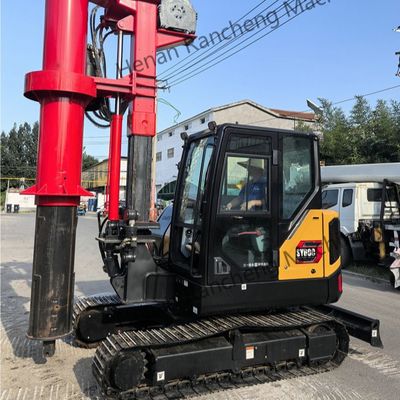 10 m Derinlik Mini Hidrolik Döner Toplama Rig Kubota Dizel Motor 9.3T Ağırlık