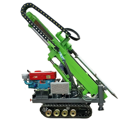 Kauçuk sürünen montajlı güneş pil sürücüsü 25HP dizel motor 30m pil derinliği